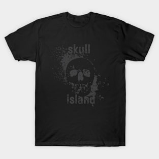 Skull island dark night Light - Classic Vintage Summer T-Shirt